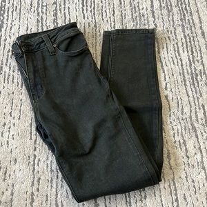 Just Black High-Waisted Forest Green Jeans